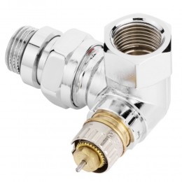 DANFOSS (RIDAN) Клапан термостатический RA N углов хром Внимание! Клапан может использоваться только с термоголовкой типа RA. - 013G4240