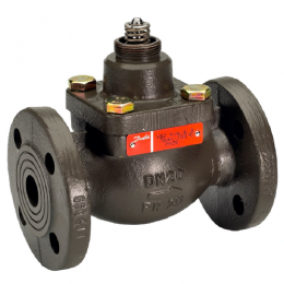 DANFOSS (RIDAN) VFM 2 клапан регулирующий двухходовой фланцевый  Ду 15 мм, Ру 25 бар, Kvs 0,4 м3/ч - 065B3051