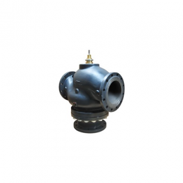 DANFOSS (RIDAN) VF3 клапан трехходовой регулирующий Ду 250 мм, Kvs 1000 м3/ч, Ру 16 бар, максимальная рабочая температура 130 С - 065B4250