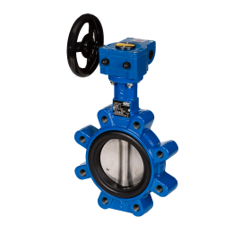DANFOSS (RIDAN) VFY-LG затвор дисковый DN125 PN16 корп. GG25 с резьб. проуш.; Диск- AISI 316; упл. EPDM; С редуктором Использовать ответные фланцы по ГОСТ 33259-2015 испол