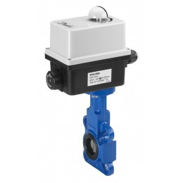 DANFOSS (RIDAN) VFY-WA затвор дисковый DN100 PN16 корп. GG25 с центр. проуш.; Диск- GGG40 с эпокс; упл. EPDM; с приводом 24В, 45 Вт, 12 сек Использовать ответные фланцы п