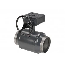 DANFOSS (RIDAN) JIP Premium WW Кран шаровой под приварку Ду150 Ру25 Тмакс=180С c редуктором - 065N0151G
