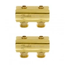 DANFOSS (RIDAN) FHF Коллектор с запорн. вентилем 3+3 - 088U0542