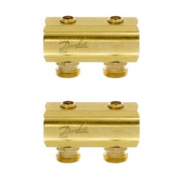 DANFOSS (RIDAN) FHF Коллектор с запорн. вентилем 6+6 - 088U0546