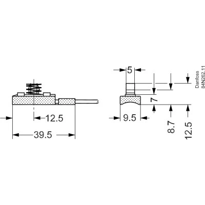 DANFOSS (RIDAN) AKS11 Датчик температуры , 3500 мм(пр. класс 0451501810) - 084N0027 DANFOSS (RIDAN) AKS11 Датчик температуры , 3500 мм(пр. класс 0451501810) - 084N0027