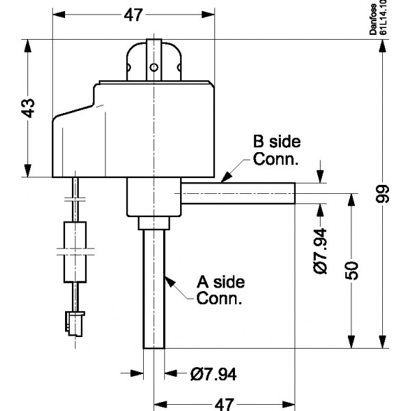 DANFOSS (RIDAN) ETS 6-14 Клапан Эл. регулирующий 7,94 - 034G5015 (ДАНФОСС)