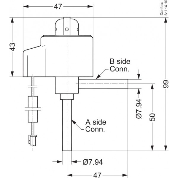 DANFOSS (RIDAN) ETS 6-25 Клапан Эл. регулирующий 7,94 - 034G5035 (ДАНФОСС)