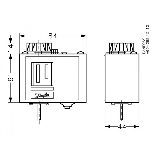 DANFOSS (RIDAN) KP 62 Реле температуры -30…5°С - 060L111066 (ДАНФОСС)