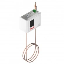 DANFOSS (RIDAN) Реле температуры KP 81, термобаллон с капилляром 2 м, 80-150°C, 8°C (с ручным сбросом на максимум) - 060L115566