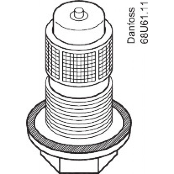 DANFOSS (RIDAN) TUA Клапан терм R404A/R507A 10x12 мм - 068U2281 (ДАНФОСС)