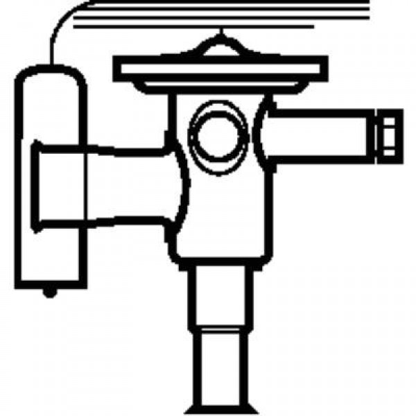 DANFOSS (RIDAN) TUBE Клапан терм №9 R407C 10x12 мм - 068U1919 (ДАНФОСС)