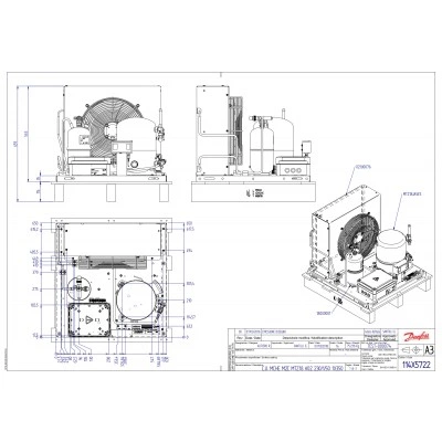 DANFOSS (RIDAN) OP-MCRN030MTA02G Агрегат компр.-конд. - 114X5722 DANFOSS (RIDAN) OP-MCRN030MTA02G Агрегат компр.-конд. - 114X5722