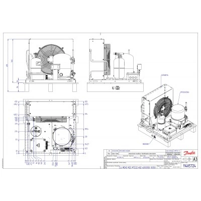 DANFOSS (RIDAN) OP-MCRN038MTA02E Агрегат компр.-конд. - 114X5724 DANFOSS (RIDAN) OP-MCRN038MTA02E Агрегат компр.-конд. - 114X5724