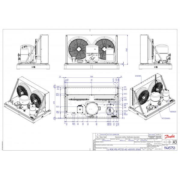 DANFOSS (RIDAN) OP-MGRN215MTA02E Агрегат компр.-конд. - 114X5753 (ДАНФОСС)