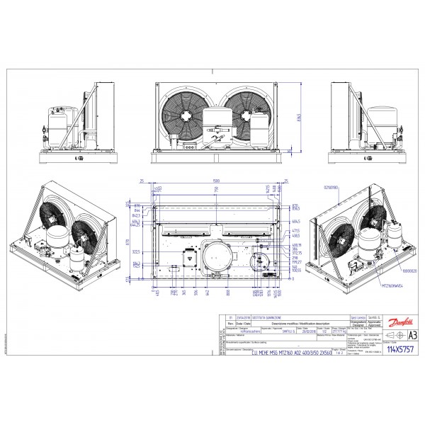 DANFOSS (RIDAN) OP-MGRN271MTA02E Агрегат компр.-конд. - 114X5757 (ДАНФОСС)