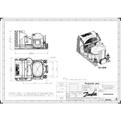DANFOSS (RIDAN) OP-MCGC012SCA01G агрегат компр.-конд. - 114X0341 DANFOSS (RIDAN) OP-MCGC012SCA01G агрегат компр.-конд. - 114X0341