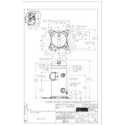 DANFOSS (RIDAN) MLZ048T4LC9A Компрессор спиральный(пр. класс 1770347872) - 121L8650 DANFOSS (RIDAN) MLZ048T4LC9A Компрессор спиральный(пр. класс 1770347872) - 121L8650