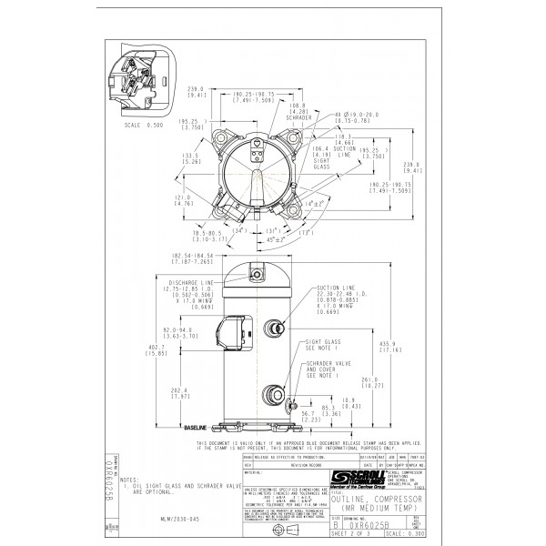 DANFOSS (RIDAN) MLZ048T2LC9A Компрессор спиральный(пр. класс 1770347872) - 121L8680 (ДАНФОСС)