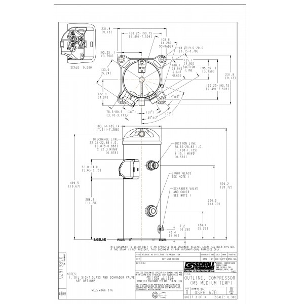 DANFOSS (RIDAN) MLZ076T2LC9A Компрессор спиральный - 121L8686 (ДАНФОСС)