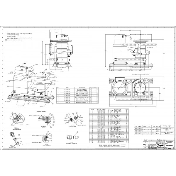 DANFOSS (RIDAN) DSH381A4APC Компрессор спиральный(пр. класс 1765955179) - 120H1366 (ДАНФОСС)