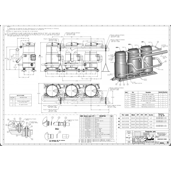 DANFOSS (RIDAN) DSH161A4ALD Компрессор спиральный - 120H1551 (ДАНФОСС)