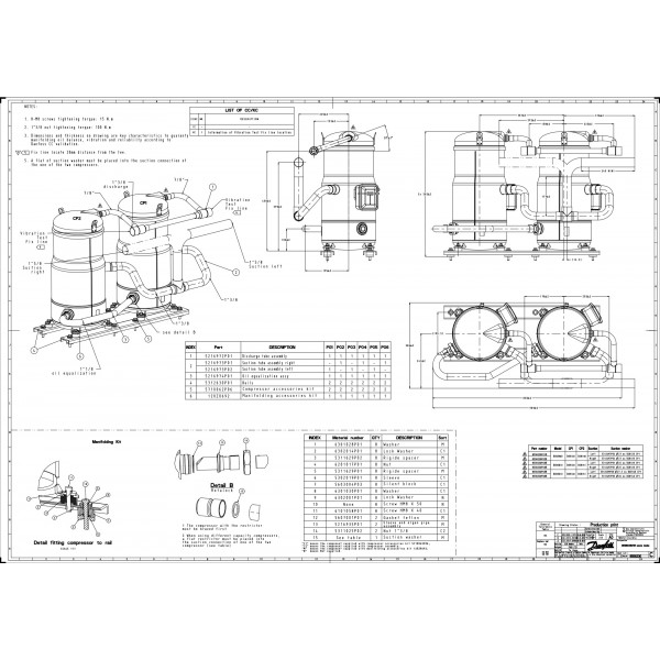 DANFOSS (RIDAN) DSH161A4ALD Компрессор спиральный(пр. класс 1746502503) - 120H1552 (ДАНФОСС)