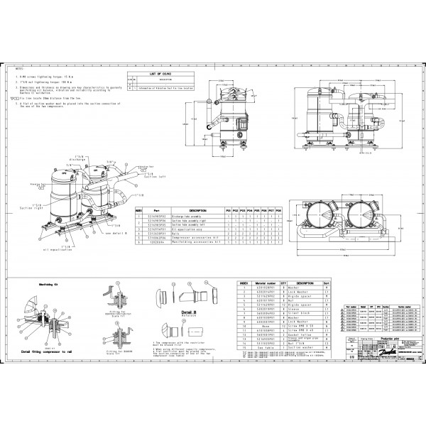 DANFOSS (RIDAN) DSH161A4ALD Компрессор спиральный(пр. класс 1746502503) - 120H1552 (ДАНФОСС)