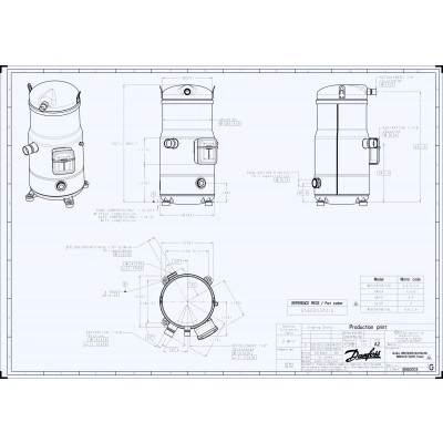 DANFOSS (RIDAN) SH161A4ALC Компрессор спиральный(пр. класс 1770947258) - 120H0024 DANFOSS (RIDAN) SH161A4ALC Компрессор спиральный(пр. класс 1770947258) - 120H0024