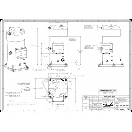 DANFOSS (RIDAN)  SH380A4ABE Компрессор спиральный (пр. класс 1770847380) - 120H0255