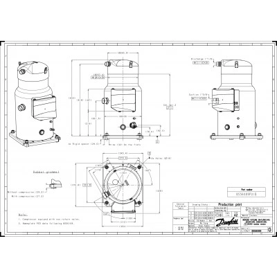 DANFOSS (RIDAN) SH180B4ABE компрессор спиральный(пр. класс 1770847247) - 120H0276 DANFOSS (RIDAN) SH180B4ABE компрессор спиральный(пр. класс 1770847247) - 120H0276