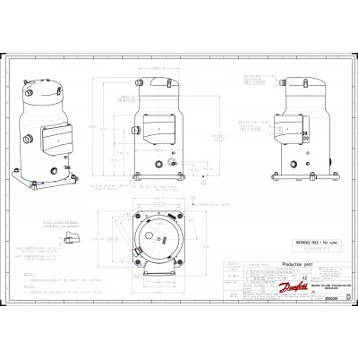 DANFOSS (RIDAN) SH295A4ABE Компрессор спиральный(пр. класс 1770847090) - 120H0827 DANFOSS (RIDAN) SH295A4ABE Компрессор спиральный(пр. класс 1770847090) - 120H0827