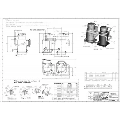 DANFOSS (RIDAN) SH295A4ABE Компрессор спиральный(пр. класс 1770847090) - 120H0827 DANFOSS (RIDAN) SH295A4ABE Компрессор спиральный(пр. класс 1770847090) - 120H0827