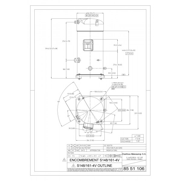 DANFOSS (RIDAN) SZ161-4VAI компрессор спиральный - SZ161-4VAI (ДАНФОСС)