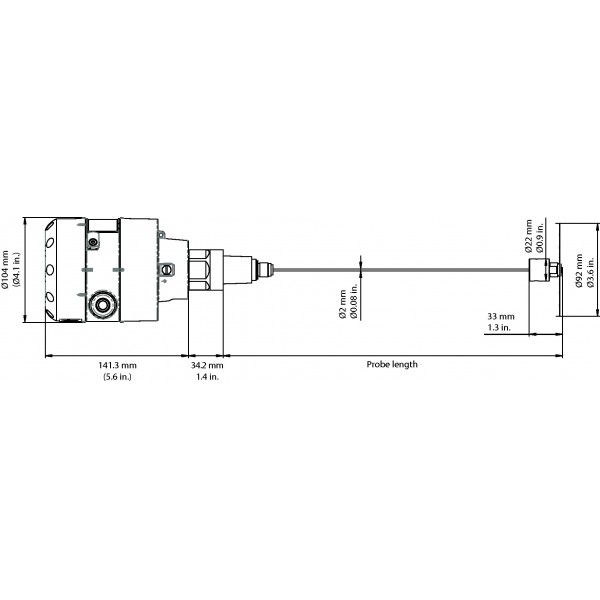 DANFOSS (RIDAN) AKS 4100-5000 Уровнемер - 084H4500 (ДАНФОСС)