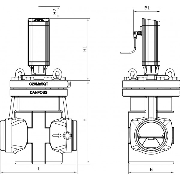 DANFOSS (RIDAN) ICM 100 (A 100) Клапан универсальный - 027H7131 (ДАНФОСС)