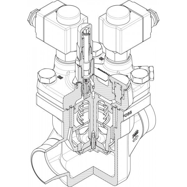DANFOSS (RIDAN)  ICSH 65 65D Клапан электромагнитный - 027H6309 (ДАНФОСС)