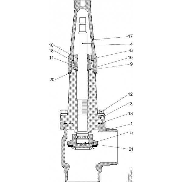 DANFOSS (RIDAN) SVA-L 15 A STR CAP Запорный клапан - 148B5271 (ДАНФОСС)