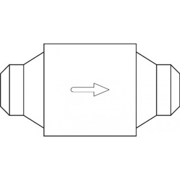 DANFOSS (RIDAN) CVH Штуцер(пр. класс 4000901190) - 027F1047 (ДАНФОСС)