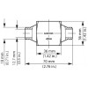 DANFOSS (RIDAN) CVH Штуцер(пр. класс 4000901190) - 027F1047 (ДАНФОСС)