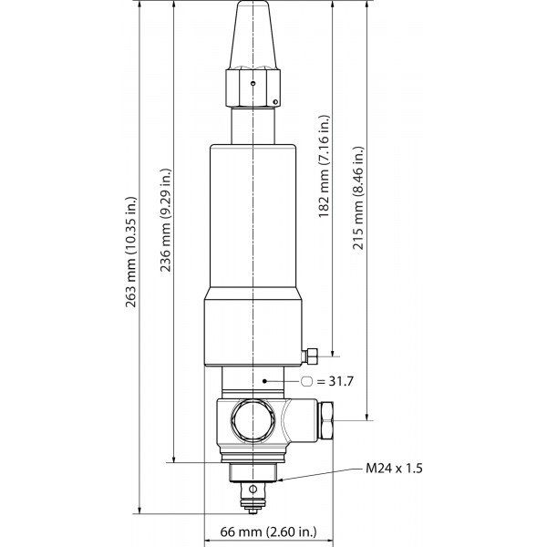 DANFOSS (RIDAN) Пилотн.клап.опорн.давл.CVC-L(-0,66-7бар) - 027B0940 (ДАНФОСС)