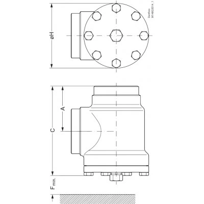 DANFOSS (RIDAN) Корпус для фильтра FIA 150 D ANG - 148B6202 DANFOSS (RIDAN) Корпус для фильтра FIA 150 D ANG - 148B6202