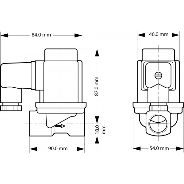 DANFOSS (RIDAN) EV251B Клапан электромагнитный - 032U538231 (ДАНФОСС)