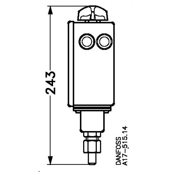 DANFOSS (RIDAN) RT 1A Реле давления -0,8…5 бар авто - 017-500166 (ДАНФОСС)