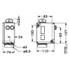 DANFOSS (RIDAN) RT 200 Реле давления 0,2…6 бар man min - 017-523966 (ДАНФОСС)