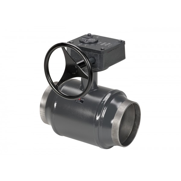 DANFOSS (RIDAN) JIP Premium WW Кран шаровой под приварку Ду500 Ру25 Тмакс=180С c редуктором - 065N0181G (ДАНФОСС)