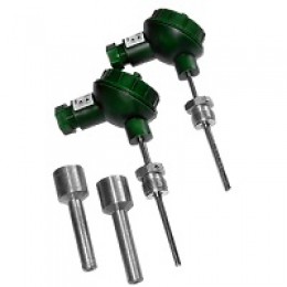 DANFOSS (RIDAN) Комплект термометров сопротивления платиновых КТС-Б-Рt100-80/6 2 шт. + 2 гильзы и 2 бобышки - 187F0034