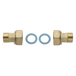 DANFOSS (RIDAN) Резьбовые присоединительные патрубки, Dn25, R1xG5/4B (комплект из 2-х шт.) - 087G6073